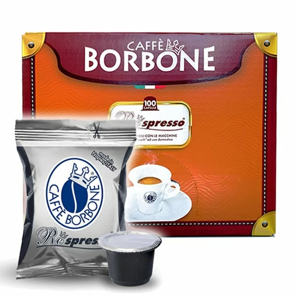CAFFÈ BORBONE 100 CAPSULES DE MÉLANGE BLEU