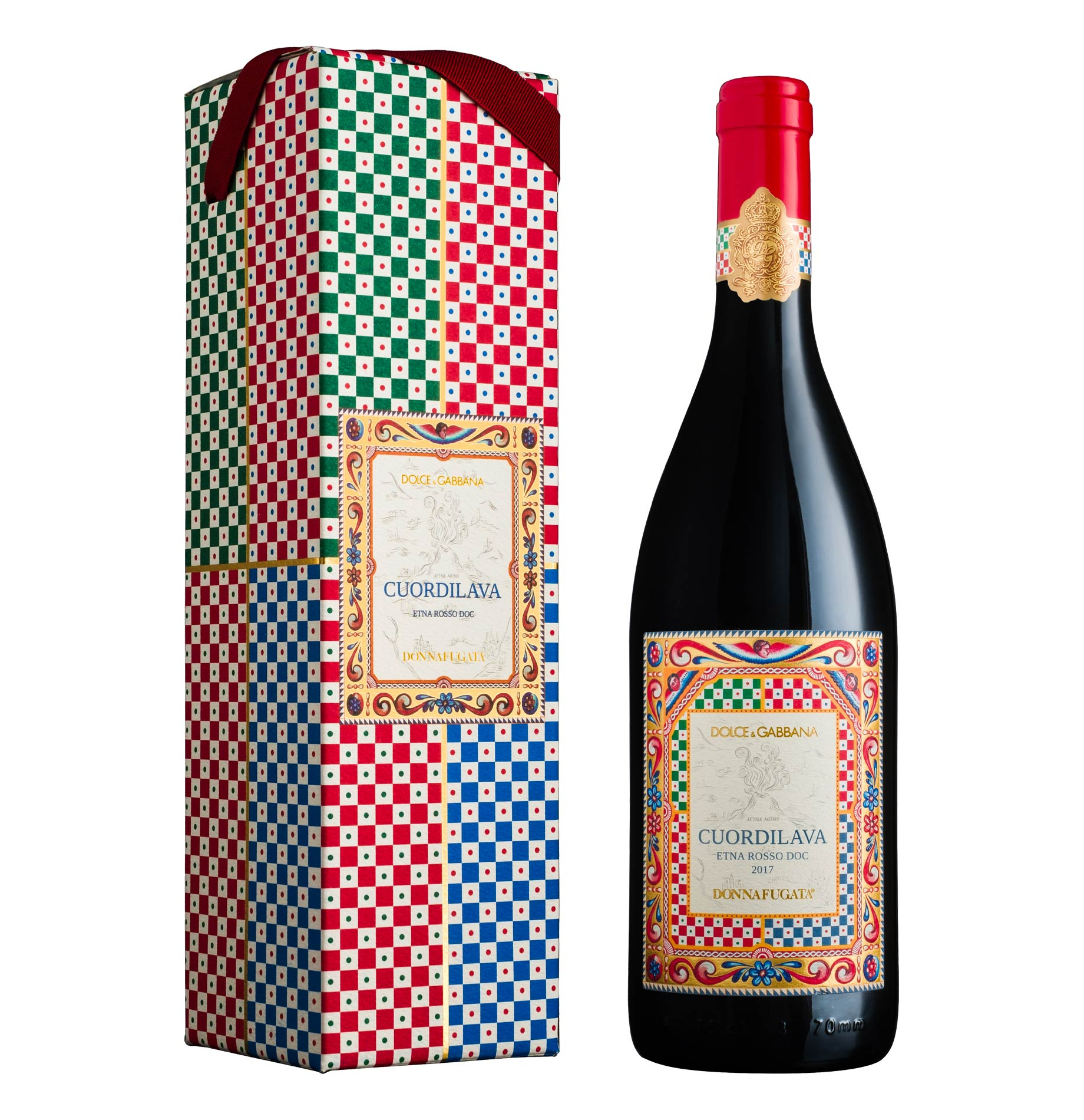 Etna Rosso DOC "Cuordilava" 2019 - Dolce&Gabbana et Donnafugata (coffret)0.75l