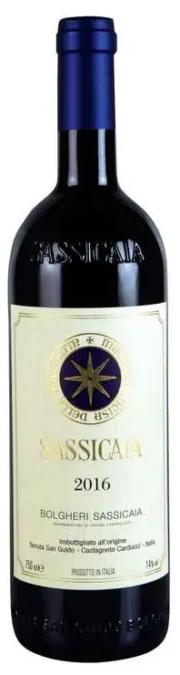 Bolgheri Sassicaia DOC "Sassicaia" 2016 -75 cl Tenuta San Guido